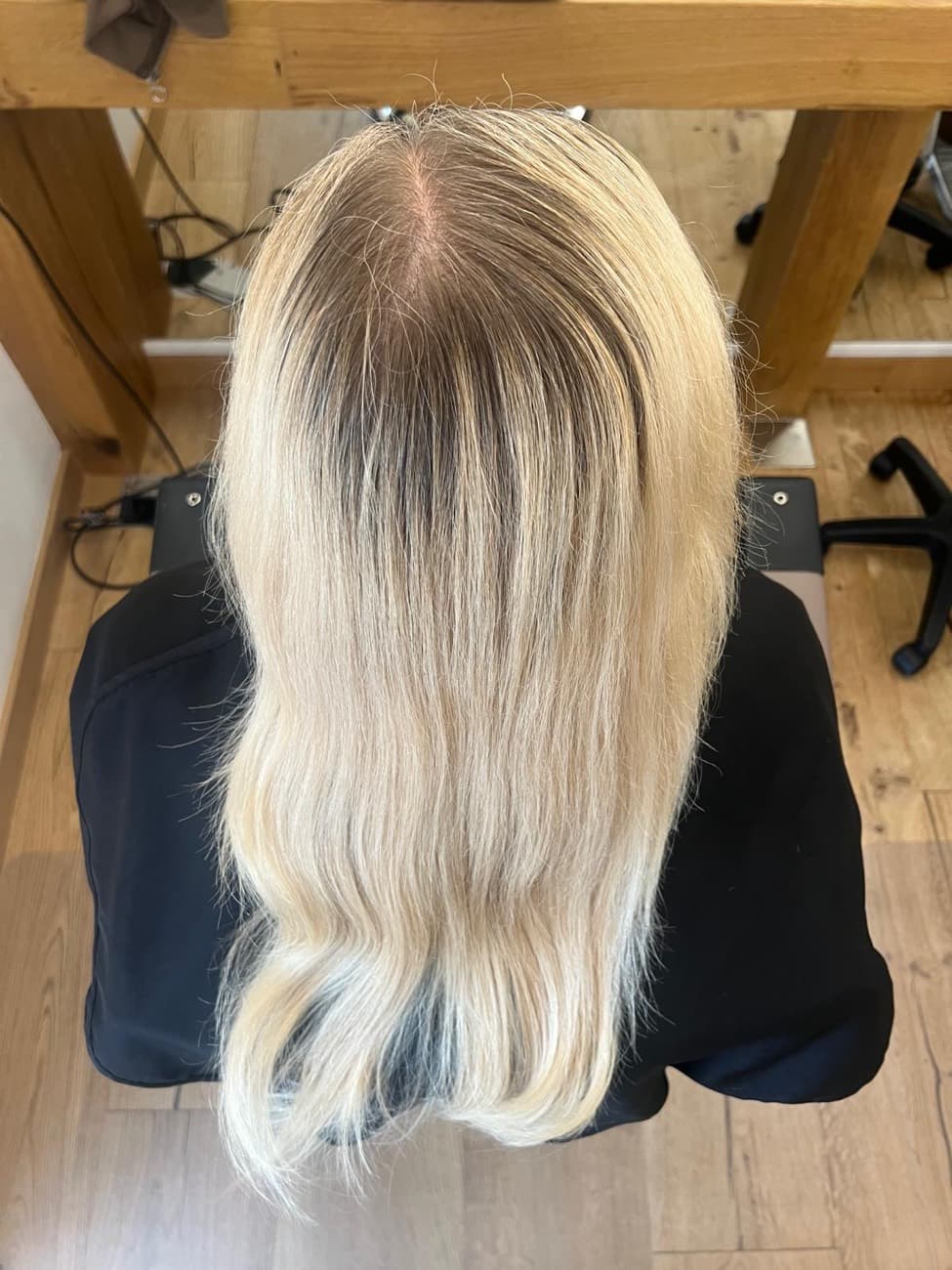 Blond Vorher